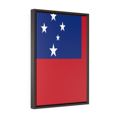 SAMOA Vertical Framed Premium Gallery Wrap Canvas